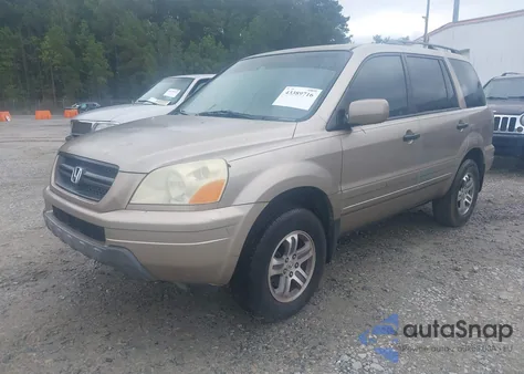 2004 Honda Pilot Ex-L from USA, damaged, VIN 2HKYF18624H562152